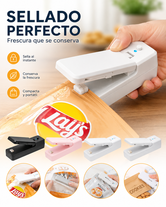 FreshSeal™ | Sellador de Bolsas Portátil Recargable